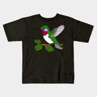 Hummingbird: Beautiful, Bright, & Colorful  | Kids T-Shirt